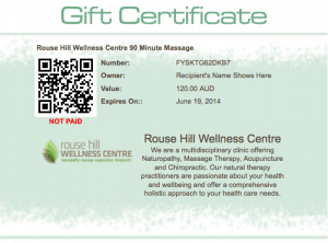 Gift Certificate